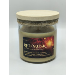 RED MUSK - svíčka ve skle