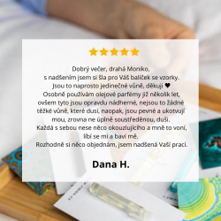 Recenze zákaznice Dany H. na olejové parfémy RM
