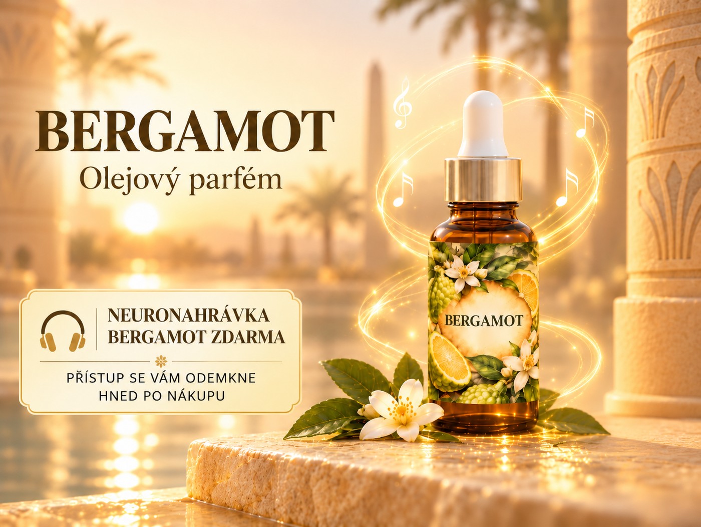 BERGAMOT olejový parfém – neuronahrávka zdarma, přístup se odemkne po nákupu